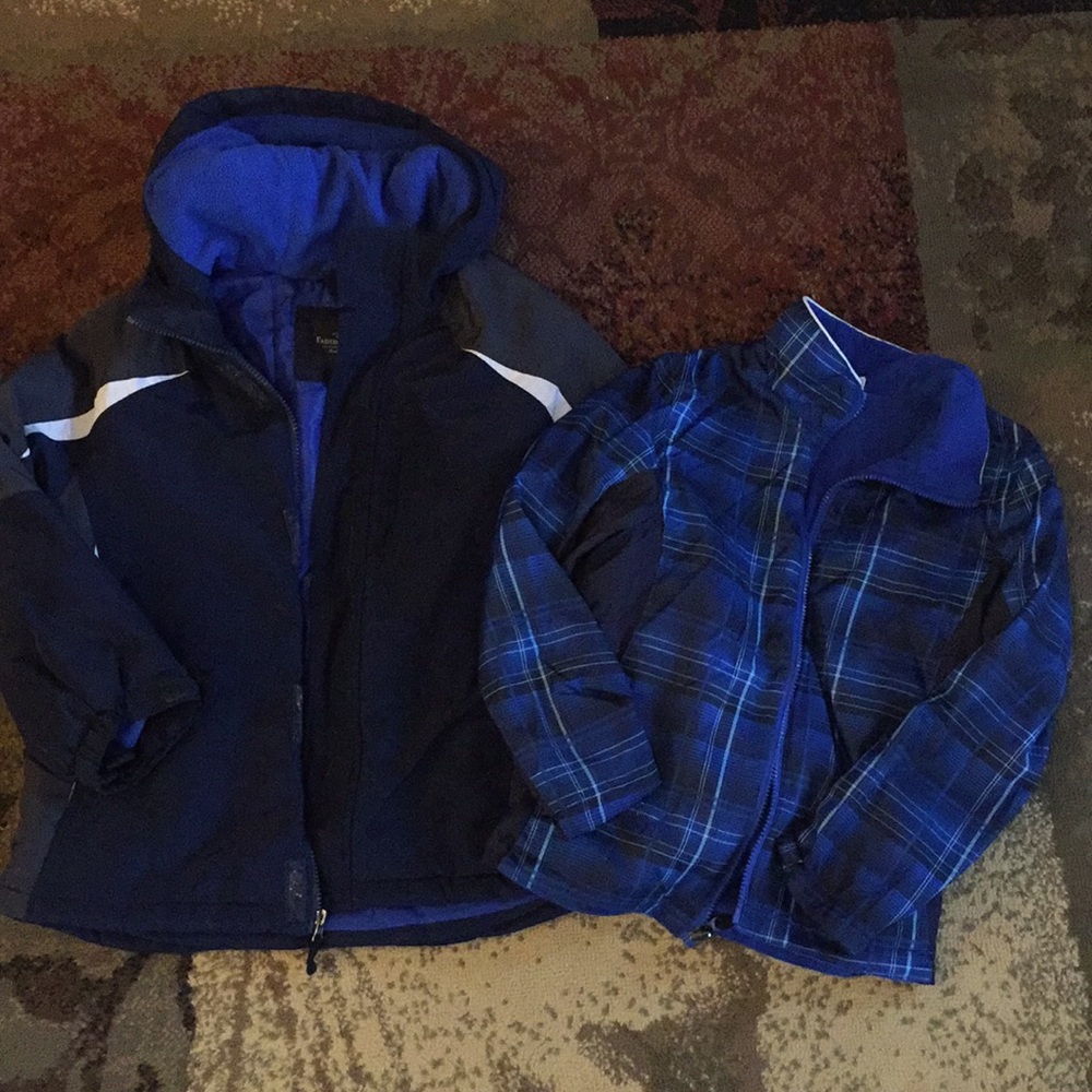 3-in-1 Boys Winter Jacket Size 8